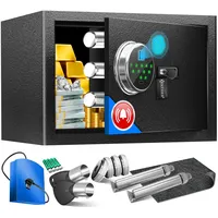 Kesser KESSER® Elektr. Tresor mit Fingerabdruck & Schlüssel Inkl.