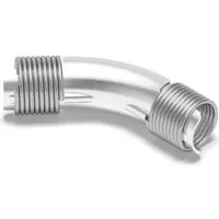 Rehau Rohrführungsbogen 16mm, 45 Grad, Stahl verzinkt, für Sanitär