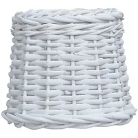 VidaXL Lampenschirm Korbweide 25 X 17 Cm Weiß Vidaxl