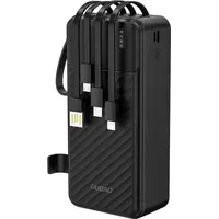 DUDAO K11 Max Powerbank mit integrierten Kabeln – Schwarz