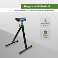 Baumarktplus 2x Rollenbock 90 kg höhenverstellbar bis 109cm 30