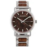 HOLZKERN Espressino Kaffee/Walnuss Edelstahl 40 mm