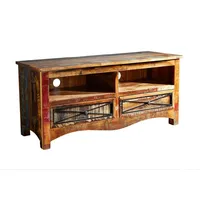 Massivmoebel24 TV-Board Altholz 121x45x56 mehrfarbig lackiert NATURE OF SPIRIT