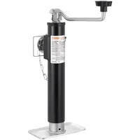 Vevor VEVOR-Anhängerheber, 907kg dynamische Tragkraft, anschweißbarer, Ausdrehstütze mit Rohrmontage,