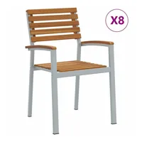 VidaXL Gartenstuhl 56 x 57 x 87 cm braun