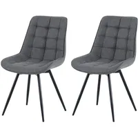 Otto home Esszimmerstuhl Catania Polyester grau 2er Set