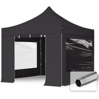 TOOLPORT Faltpavillon 3 x 3 m inkl. 4 Seitenteile