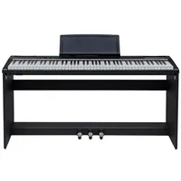 KeymaXX Digital Piano 88 Tasten, leicht gewichtet, 128 Stimmen,