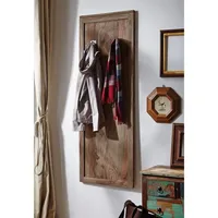 MASSIVMOEBEL24.DE Wandgarderobe Sheesham 55 x 3 x 150 cm