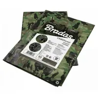Bradas Gewebe-Schutzplane 8 x 12 m Grau