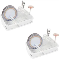 Novaliv Geschirrabtropfgestell 40 x 30 cm Farbe Weiss