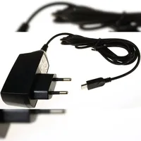 Powery Ladegerät mit Micro-USB 1A für Samsung SPH-M330 Schwarz