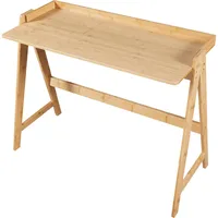 [en.casa] Schreibtisch Härryda Bambus Natur