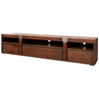 Massivmoebel24 TV-Board Mango 250x48x55 braun lackiert Amsterdam #27