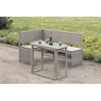 Merxx Eckbank Set 2-tlg. Graubeige