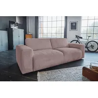KAWOLA Sofa BODHI 3-Sitzer Cord rosa