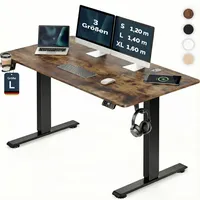 CASARIA Schreibtisch Elektrisch Braun