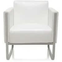 HJH Office Lounge-Sessel ARUBA Kunstleder 56 x 56 x