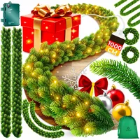 Kesser KESSER® Weihnachtsgirlande Naturgetreues Tannengrün - wie echt -