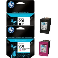 HP  901 schwarz + CMY