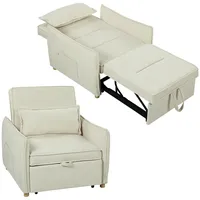 Homcom Schlafsessel 3 in 1 Chenille 84 x 87