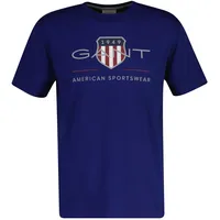GANT Herren T-Shirt - REGULAR ARCHIVE SHIELD, Rundhals, kurzarm,