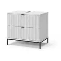 Vicco Waschbeckenunterschrank Eliza Weiß 70 x 63 cm mit
