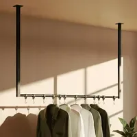 CLP Garderobenständer Fenton 100 x 80 cm Metall