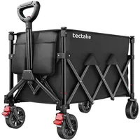 Tectake Bollerwagen schwarz