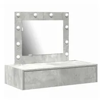 VidaXL Schminktisch mit Schubladen Grau 83 x 40 x