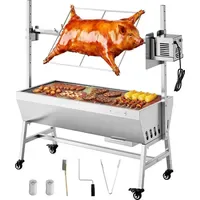 Vevor Drehspießgrill 94 cm weiß