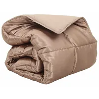 VidaXL Winterbettdecke Gold 220 x 140 cm Satin und