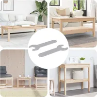 VidaXL Spanner 2 pcs Silber 13 mm Eisen