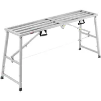 Vevor Arbeitsplattform 800-1295 mm, zusammenklappbare Trittleiter aus legiertem Stahl,