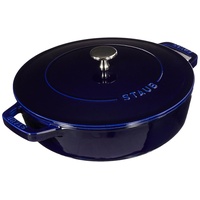 Staub Chistera Bräter 24 cm dunkelblau