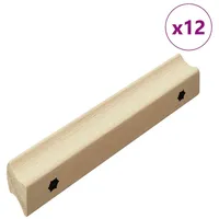 VidaXL Gerader Griff 12 pcs 130 x 25 x