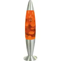 Blulaxa Lavalampe Weiß/Orange