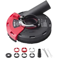 Vevor Absaughaube Winkelschleifer, Universal 100-125 mm, Staubschutz mit 6