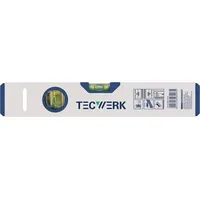 Tecwerk Wasserwaage 40cm Aluminium Silber ± 0,5 mm/m