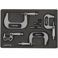Tecwerk Bügelmessschraubensatz DIN 863/1 0-100 mm