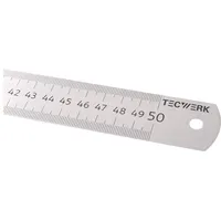 Tecwerk Stahlmaßstab 500 mm biegsam