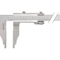 Tecwerk Werkstattmessschieber DIN 862 250 mm Schnabel-Länge 75 mm