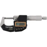Tecwerk Bügelmessschraube DIN 863/1 IP65 25-50 mm