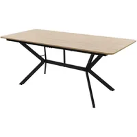 ML-Design Esstisch 180 x 75 x 80 cm Hellbraun