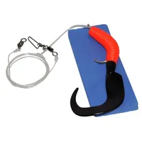 Eisele Dieter Eisele Meeresvorfach Gummiköder rot/schwarz 9/0 1,20mm Einheitsfarbe