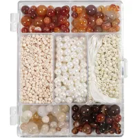 Creativ Company Kreativ Mix Schmuck Achate Bastelset beige/braun/weiß