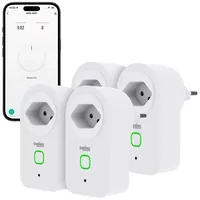 Luminea Home Control Smart-Home-Steckdose Weiß 4 St.