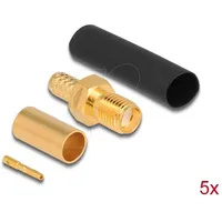 DeLock - Antennenanschluss - SMA (M) quetschen