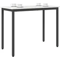 VidaXL Tisch 100 x 50 x 77 cm Weiß