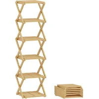 Homcom Schuhregal 30 x 108 x 29 cm beige